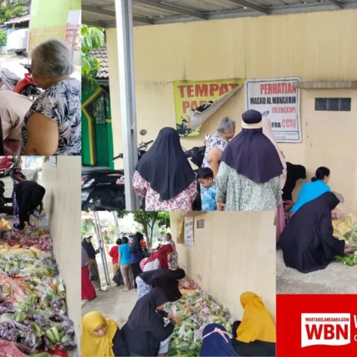 Pedagang Sayur Rp10 Ribu Bebas Pilih di Puspa Raya Jadi Daya Tarik Warga