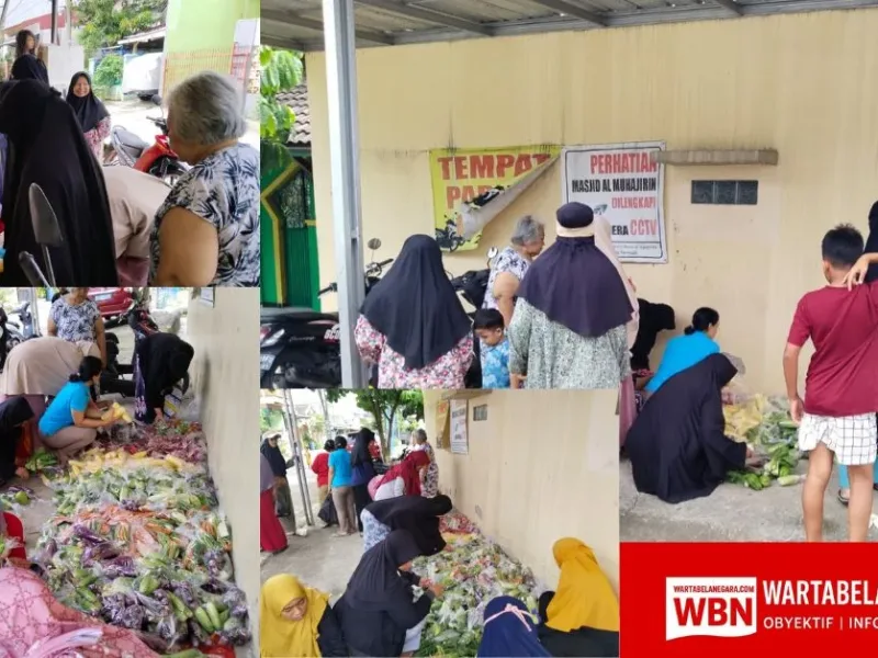 Pedagang Sayur Rp10 Ribu Bebas Pilih di Puspa Raya Jadi Daya Tarik Warga