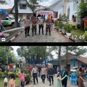 Polres Garut Laksanakan Pengamanan Dan Pelayanan Ibadah Natal Di Gereja