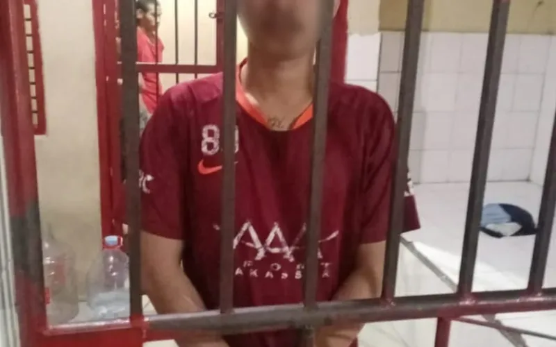 Unit Resmob Polda Sulsel Amankan Pelaku Pencurian dengan Kekerasan terhadap Sopir Taksi Online