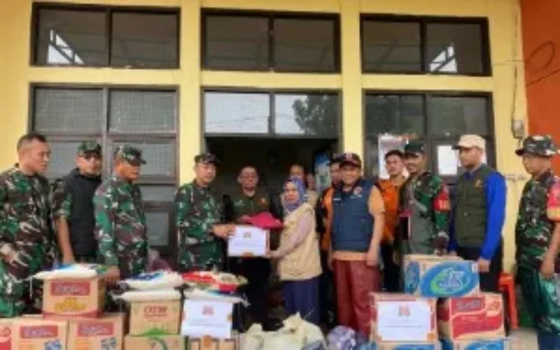 Kodim 1408/Makassar Laksanakan Pemantauan dan Penanganan Bencana Banjir di Wilayah Katimbang Kota Makassar