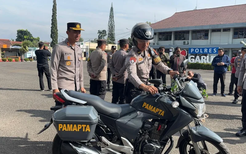 Tingkatkan Mobilitas Dan Kesiapsiagaan, Polres Garut Serahkan Kendaraan Dinas R2 Untuk Samapta Dan Bhabinkamtibmas