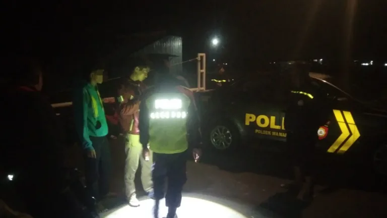 Patroli Polsek Wanaraja Amankan 4 Pemuda Hendak Lakukan Balap Liar