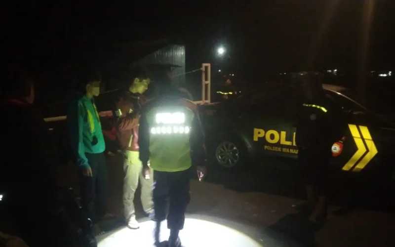 Patroli Polsek Wanaraja Amankan 4 Pemuda Hendak Lakukan Balap Liar