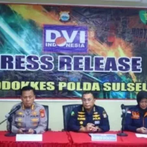 Biddokkes Polda Sulsel Gelar Konferensi Pers Hasil Identifikasi Korban Kecelakaan Pesawat ATR 42-500, 1 Korban Teridentifikasi