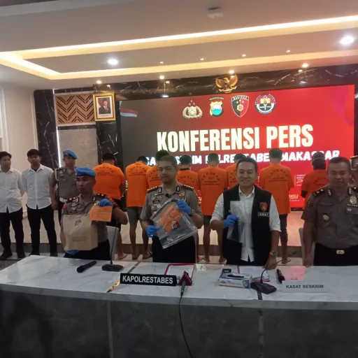 Kapolrestabes Makassar Ungkap Tiga Kasus Menonjol Akhir 2025 dan Awal 2026
