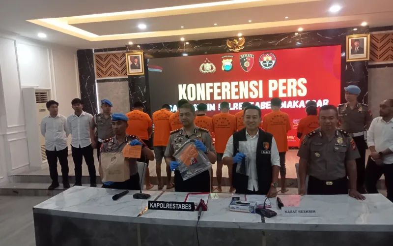 Kapolrestabes Makassar Ungkap Tiga Kasus Menonjol Akhir 2025 dan Awal 2026