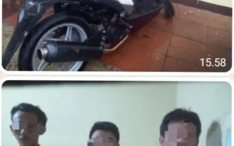 Team Naga Putih Unit Rekrim Polsek Tarogong Kidul Gerak Cepat Ungkap Kasus Curanmor R2 Beserta Penadahnya