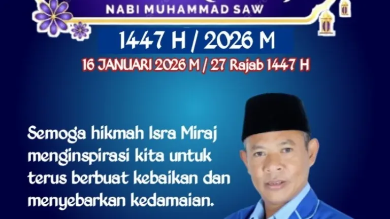 Ketua DPC Partai Demokrat Garut H. Aman Nurjaman,Berpesan: Hikmah Isra Miraj