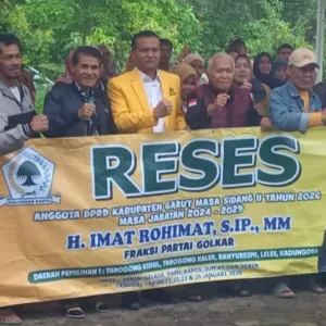 H. Imat Rohimat Anggota DPRD Garut dari Fraksi Golkar Melaksanakan Reses Masa Sidang ll Tahun 2026