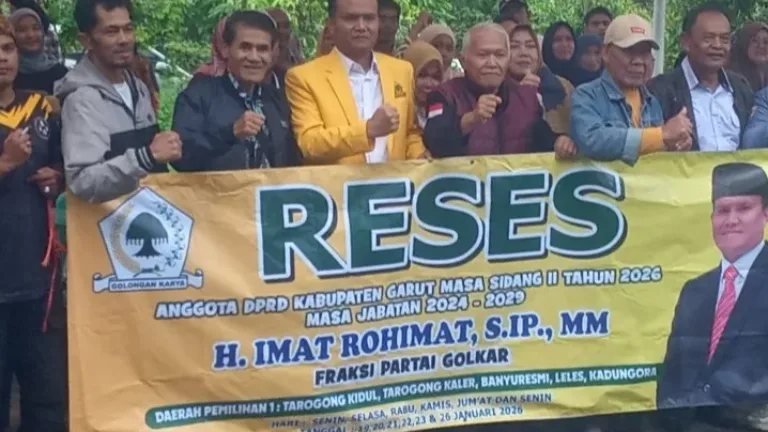 H. Imat Rohimat Anggota DPRD Garut dari Fraksi Golkar Melaksanakan Reses Masa Sidang ll Tahun 2026