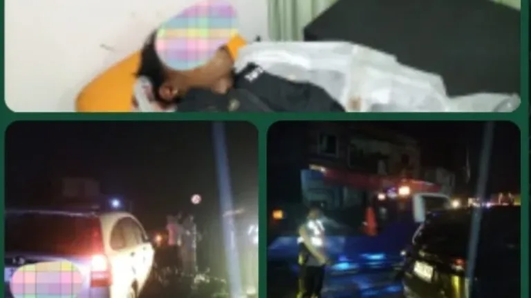 Kecelakaan Beruntun Di Bunisari Malangbong, Satu Pengendara RX King Tewas