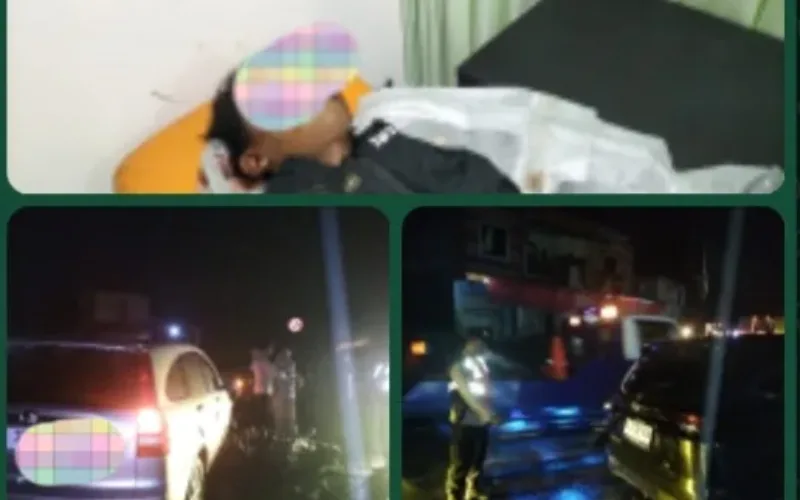 Kecelakaan Beruntun Di Bunisari Malangbong, Satu Pengendara RX King Tewas