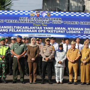 Apel Keselamatan Operasi Lodaya 2026 Digelar, Polres Garut Tegaskan Lalu Lintas Humanis