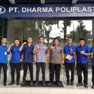 SMK KBU Limbangan Gelar Pelantikan OSIS Dan Pelepasan Peserta PKL, Enam Alumni Magang Di PT Darma Poliplast