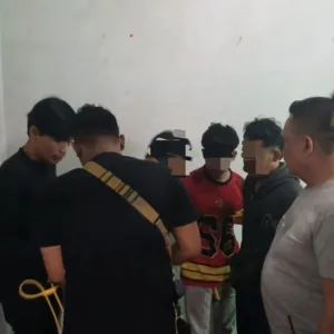 Team Sancang Polres Garut Dan Polsek Cisurupan Amankan Tiga  Pelaku Curas Di Sukaresmi