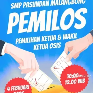 Pemilihan Ketua OSIS SMP Pasundan Malangbong berlangsung Meriah dan Penuh Antusias