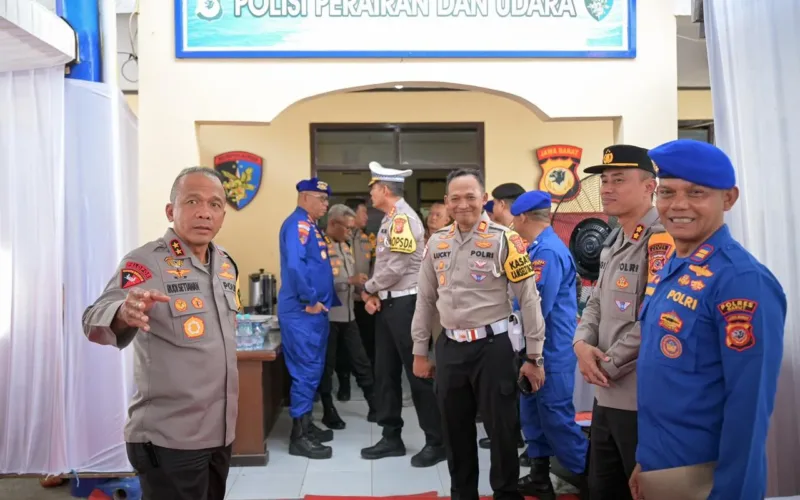 Kapolres Garut Dampingi Kapolda Jabar Tinjau Jalur Pantai Selatan Jelang Operasi Ketupat Lodaya 2026
