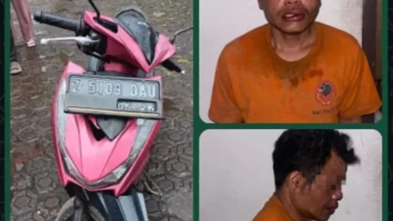 Aksi Curanmor Digagalkan, Polsek Cikajang Amankan Pelaku