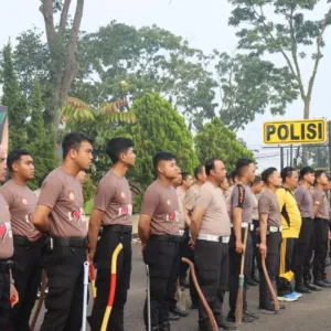 Polres Garut Gelar Korve Bersama, Wujudkan Lingkungan Bersih Dan Perkuat Soliditas Personel