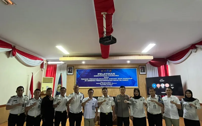 Perkuat Deteksi Dini Narkoba, Kasi Humas Polres Garut Jadi Narasumber Pelatihan Penggeledahan Di Lapas Kelas IIA Garut