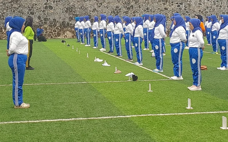 Tingkatkan Kebugaran, Warga Bunisari Gelar Senam Lin Tien Kung Bersama