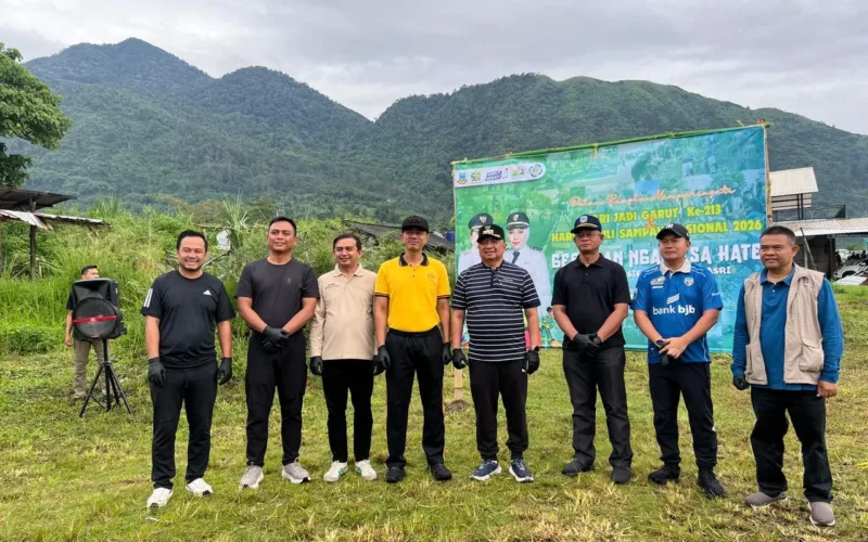 Polres Garut Bersama Instansi Terkait Aksi Bersih Lingkungan, Wujud Nyata Kepedulian Di Hari Jadi Garut Ke-213