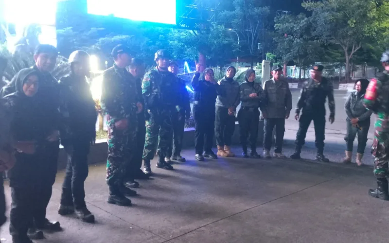 Patroli Gabungan Koramil 1408-09/Tamalate Bersama Unsur Masyarakat