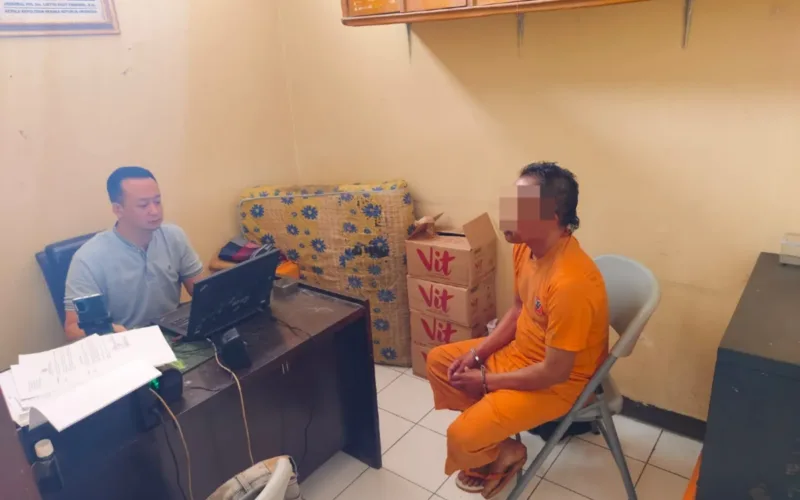 Polsek Bayongbong Amankan Pelaku Penganiayaan Bersenjata Golok, Resahkan Warga Cigedug