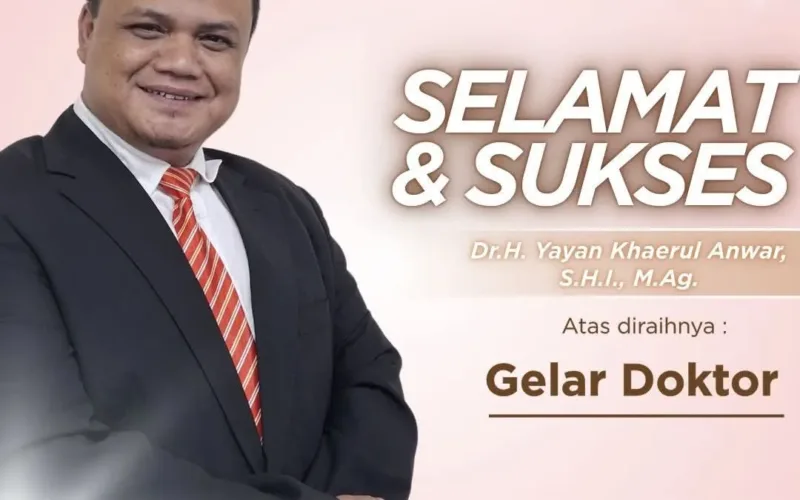 Sosok Dr. H Yayan Khaerul Anwar Dari Malangbong Untuk Indonesia ,Inspirasi Akademisi Garut