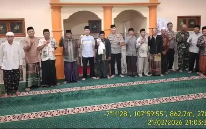 Polsek Wanaraja Gelar Safari Ramadhan,  Kegiatan Tarawih Keliling Selama Bulan Ramadhan