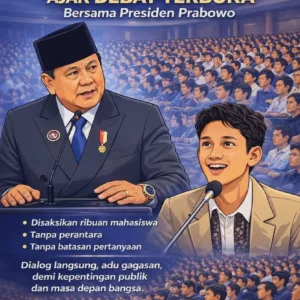 Ketua BEM UGM Layangkan Tantangan Debat Terbuka Kepada Presiden Prabowo Subianto