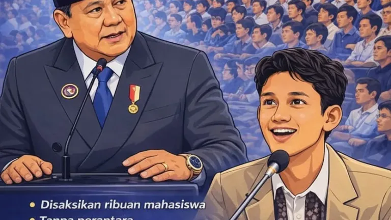Ketua BEM UGM Layangkan Tantangan Debat Terbuka Kepada Presiden Prabowo Subianto