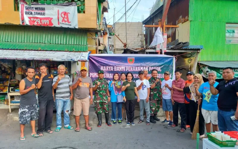 Koramil 06/Mamajang Gelar Giat Pelaksanaan Karya Bhakti Di Wilayah Kelurahan Mamajang Luar Kecamatan Mamajang