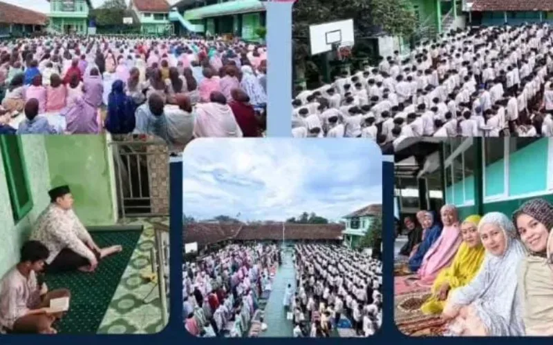 SMPN 1 Wanaraja Laksanakan Embun Pagi Dan Doa Bersama, Wujudkan Generasi Beriman Dan Berprestasi