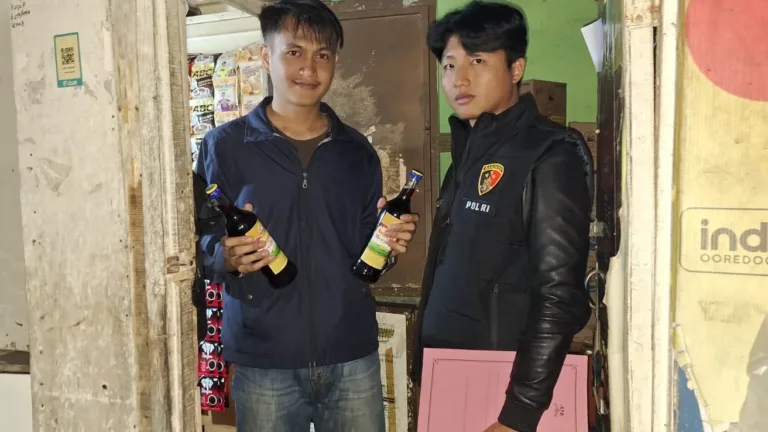 Polsek Garut Kota Sikat Peredaran Miras Dalam Rangka Operasi Pekat Lodaya 2026