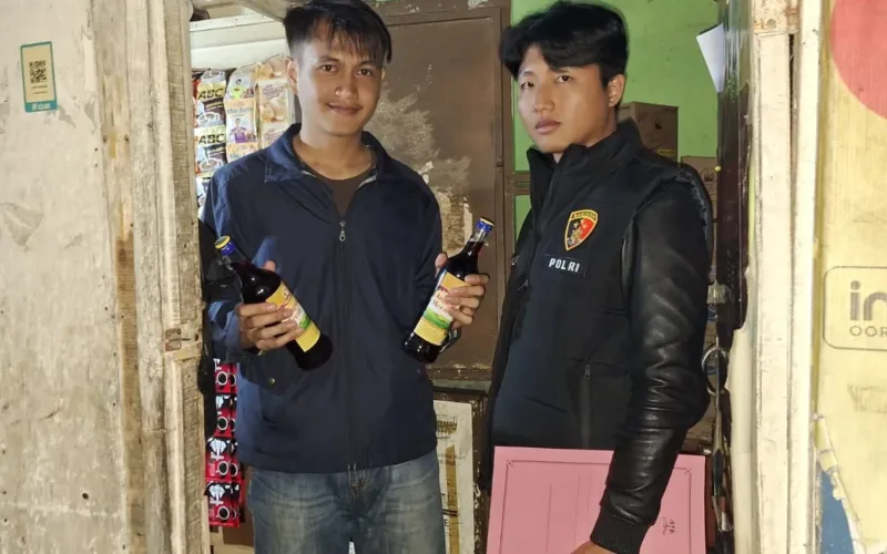 Polsek Garut Kota Sikat Peredaran Miras Dalam Rangka Operasi Pekat Lodaya 2026