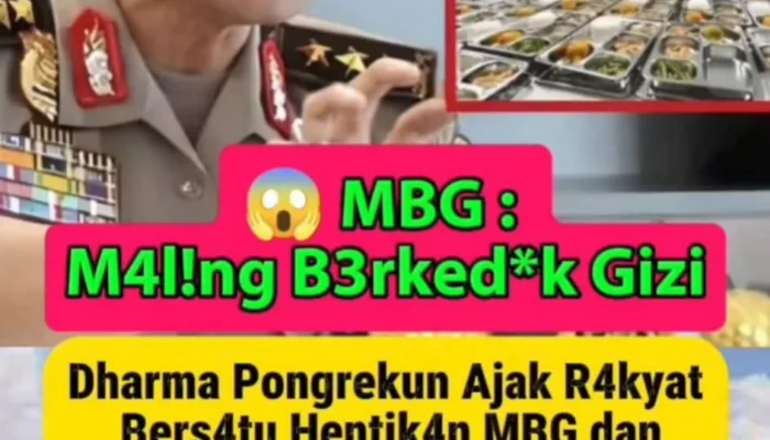 Dharma Pongrekun Desak Pembubaran MBG, Sebut Program MBG Rawan Manipulasi