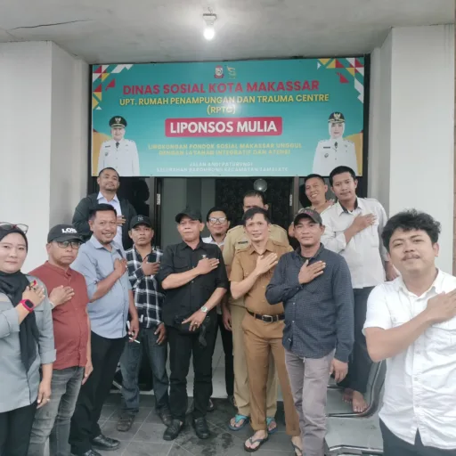RAPAT KOORDINASI DAN SILATURAHMI UPT RPTC DINAS SOSIAL KOTA MAKASSAR BERSAMA UNSUR MASYARAKAT KELURAHAN BAROMBONG