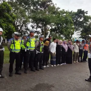 Ipda Adi M Kurniawan Pimpin Giat KTMDU di Seputaran Alun-Alun Tarogong