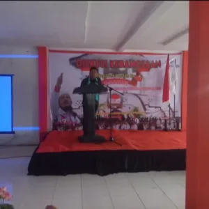 Anggota DPRD Kab. Garut Luqi Sa’adilah Farindani,Hadiri Milad Almagari ke-4