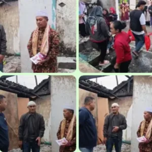Kebakaran Hebat di Cikajang, Yudha Puja Turnawan Gerak Cepat Kunjungi dan Bantu Korban