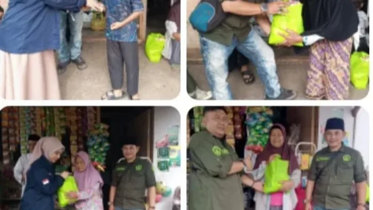 BEM STAINUS Garut Bersama Ketua K3 Berbagi di Jum’at Berkah Ramadhan, Salurkan Sembako