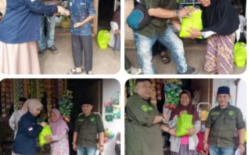 BEM STAINUS Garut Bersama Ketua K3 Berbagi di Jum’at Berkah Ramadhan, Salurkan Sembako