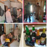 Polsek Cibalong Razia Sejumlah Minuman Keras Di Dua Lokasi