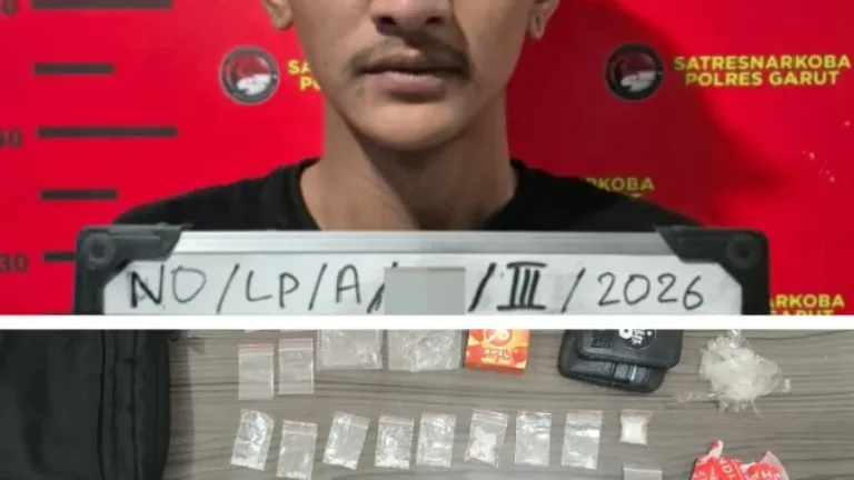 Sat Narkoba Polres Garut Gagalkan 45 Paket Sabu Siap Edar