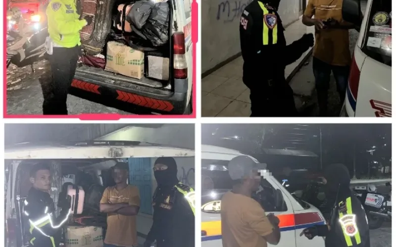 Tim Urai Kemacetan Sat Lantas Polres Garut Tindak Tegas Ambulance Bodong Angkut Pemudik Di Malangbong