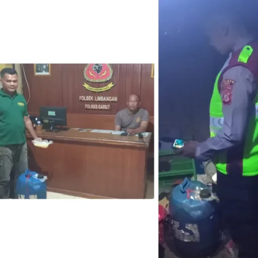 Polsek Limbangan Gerebek Penjual Miras, Puluhan Liter Tuak Diamankan