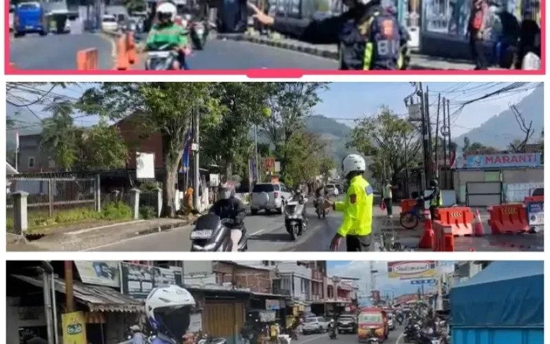 Arus Mudik Lancar, Jalur Kadungora-Limbangan-Malangbong Terpantau Aman Hingga Siang Hari