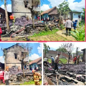 Gudang Produksi Surpet Di Banyuresmi Ludes Terbakar, Kerugian Mencapai 100 Juta